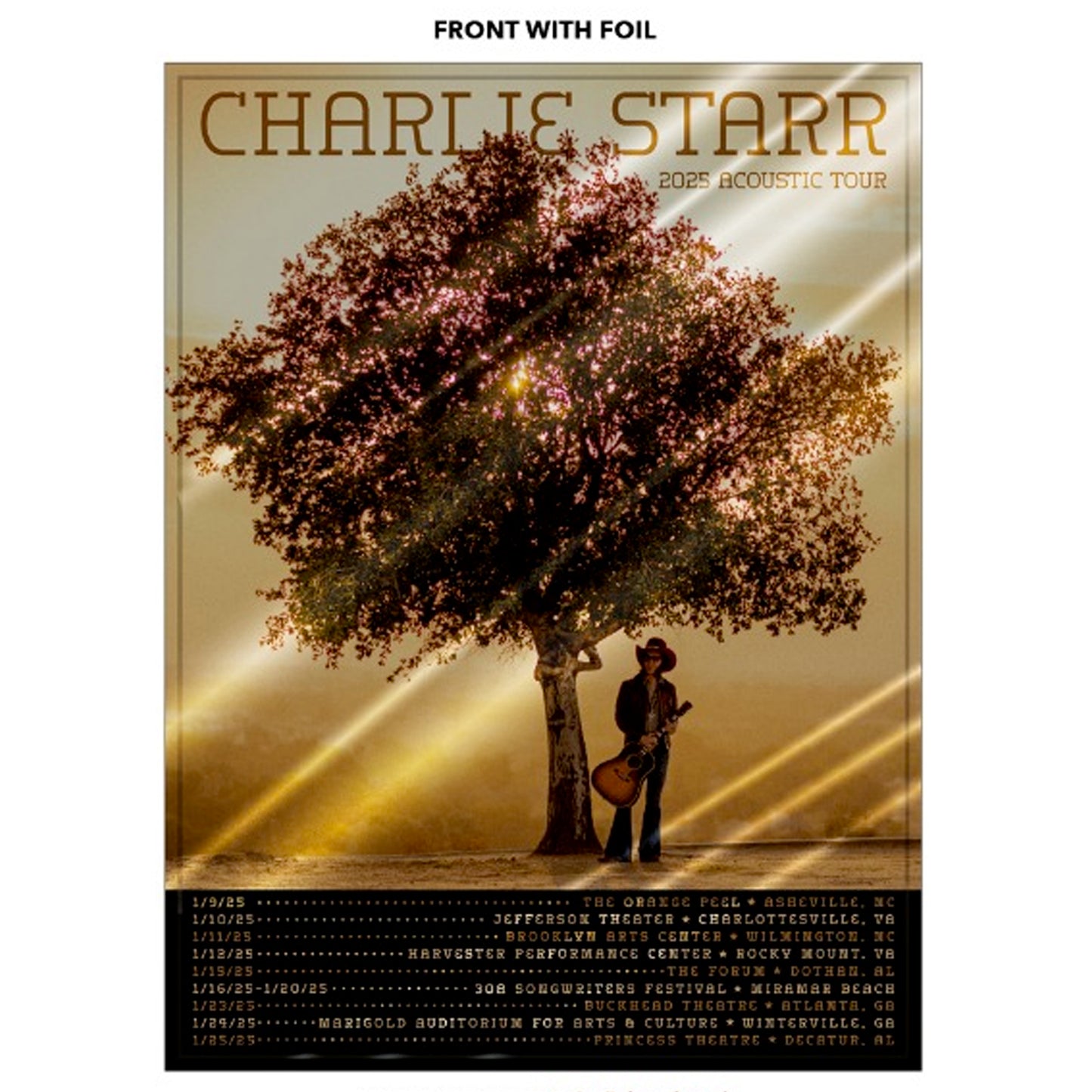 Charlie Starr 2025 Tour Poster